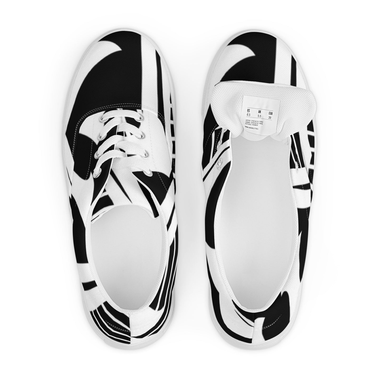 Men’s lace-up canvas shoes