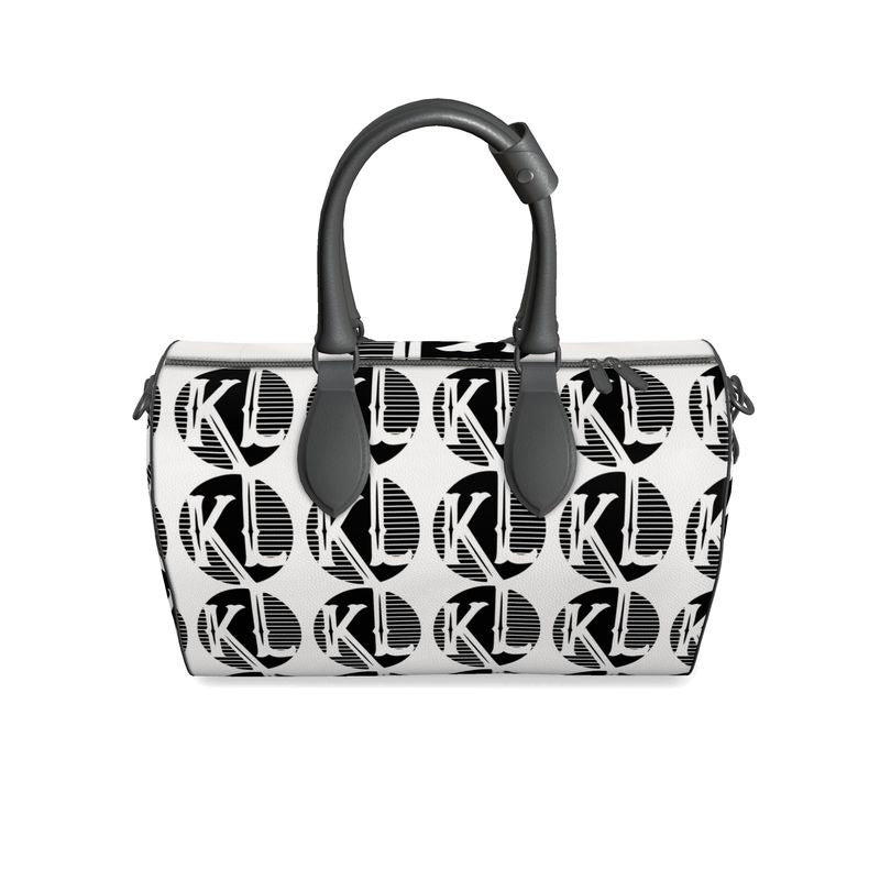 Leather KL duffle bag