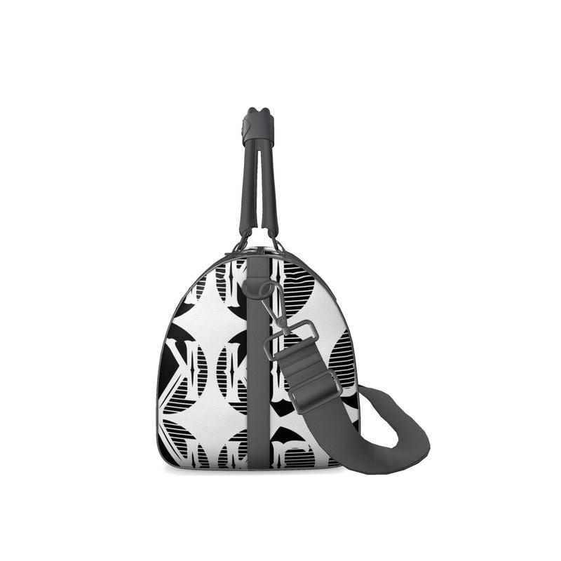 Leather KL duffle bag