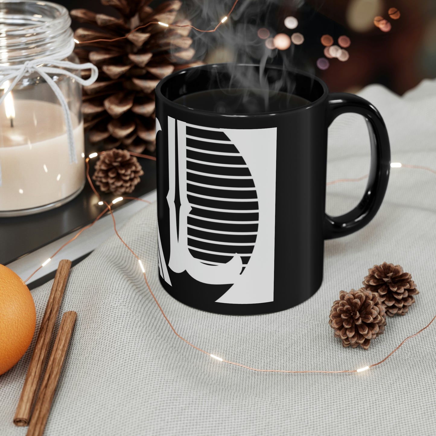 11oz Black Mug